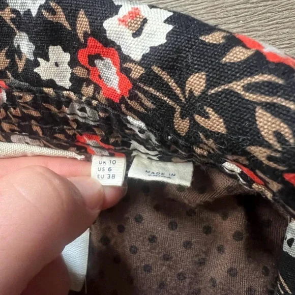 Anthropologie Hei Hei Floral Blazer Multicolor Cropped Jacket Cottagecore - Picture 3 of 5